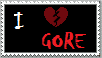 I Love Gore Stamp