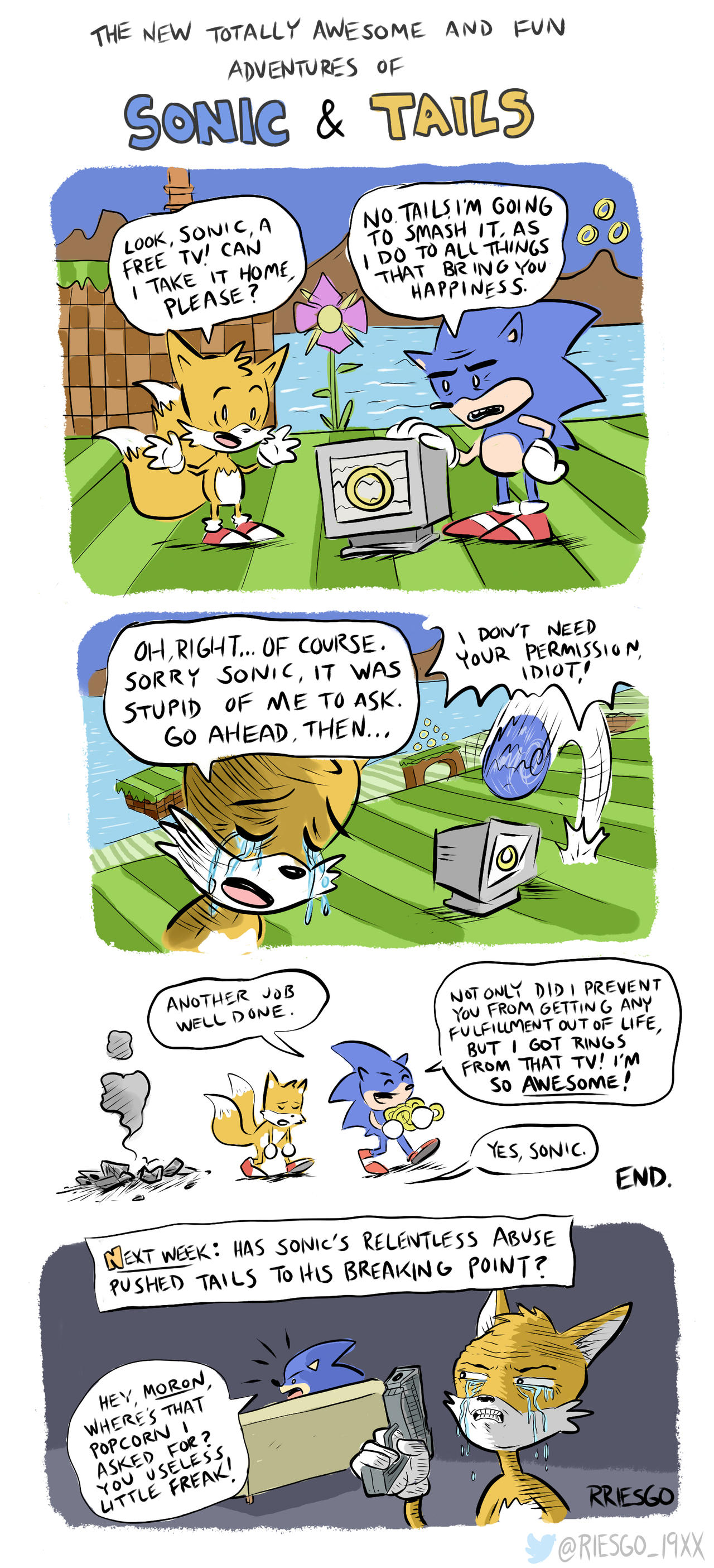 The New Adventures of Sonic and Tails Comic by RRiesgo on DeviantArt