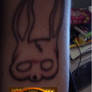 Bioshock Rabbit Mask Tattoo