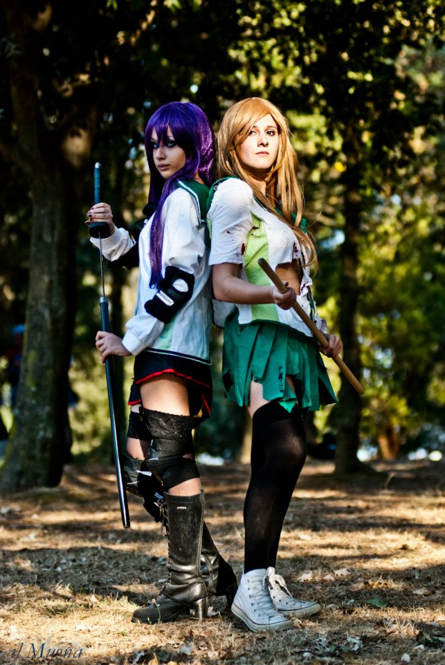 Rei and Saeko - Highschool of the DEAD