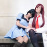 Kurisu and Mayushi - SteinsGate