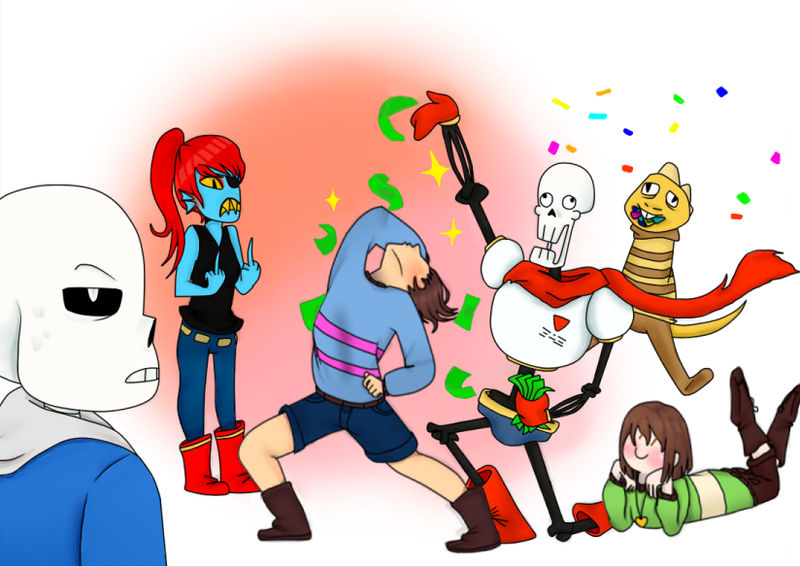 Deal With it LOL (draw the squad)| Undertale by DocinhoXD on DeviantArt