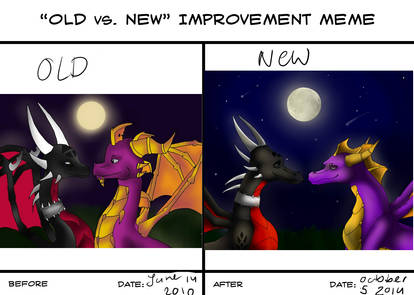 Old Vs New Meme Spyro And Cynder