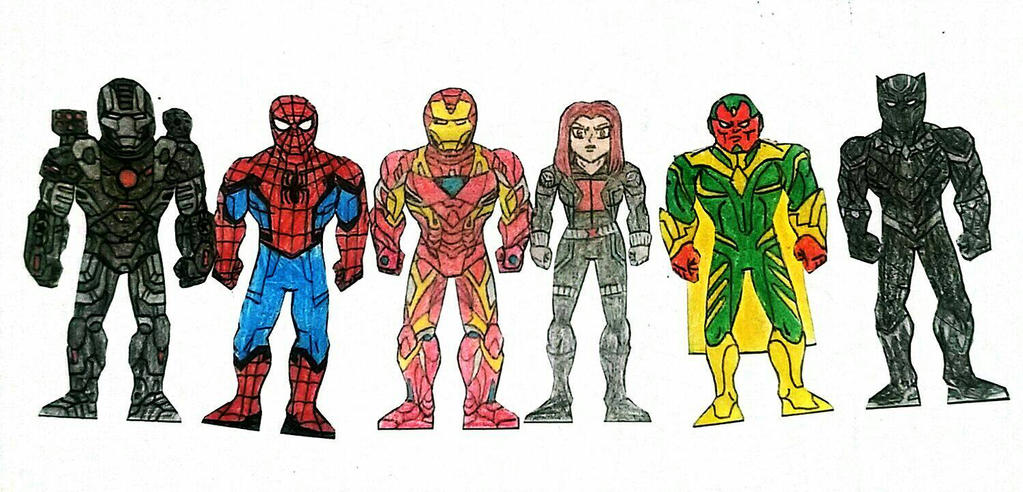 Team Iron Man (MCU) by zetamagnus103