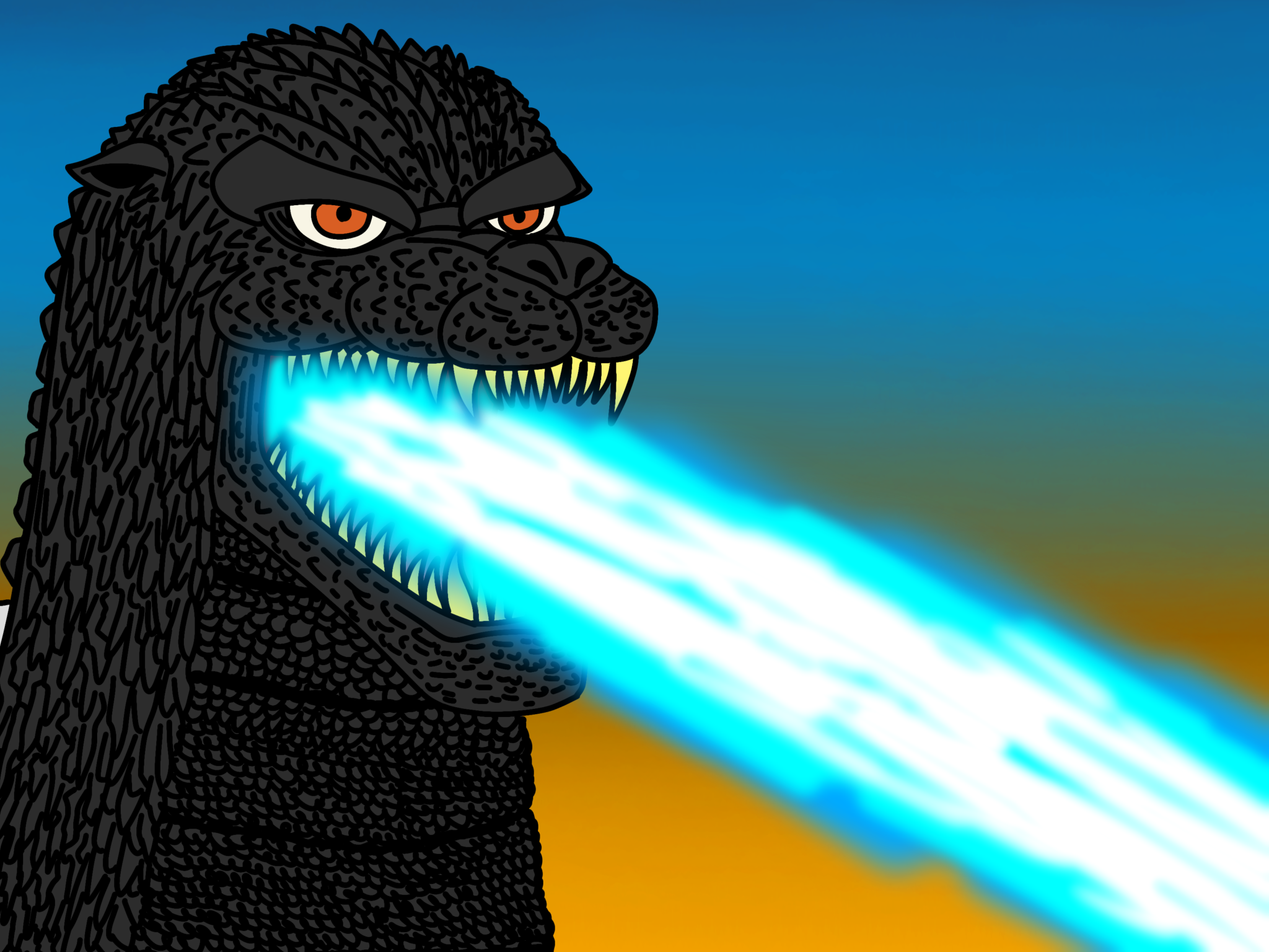 Godzilla Firework Godzilla Fires!!! by zetamagnus103 on DeviantArt