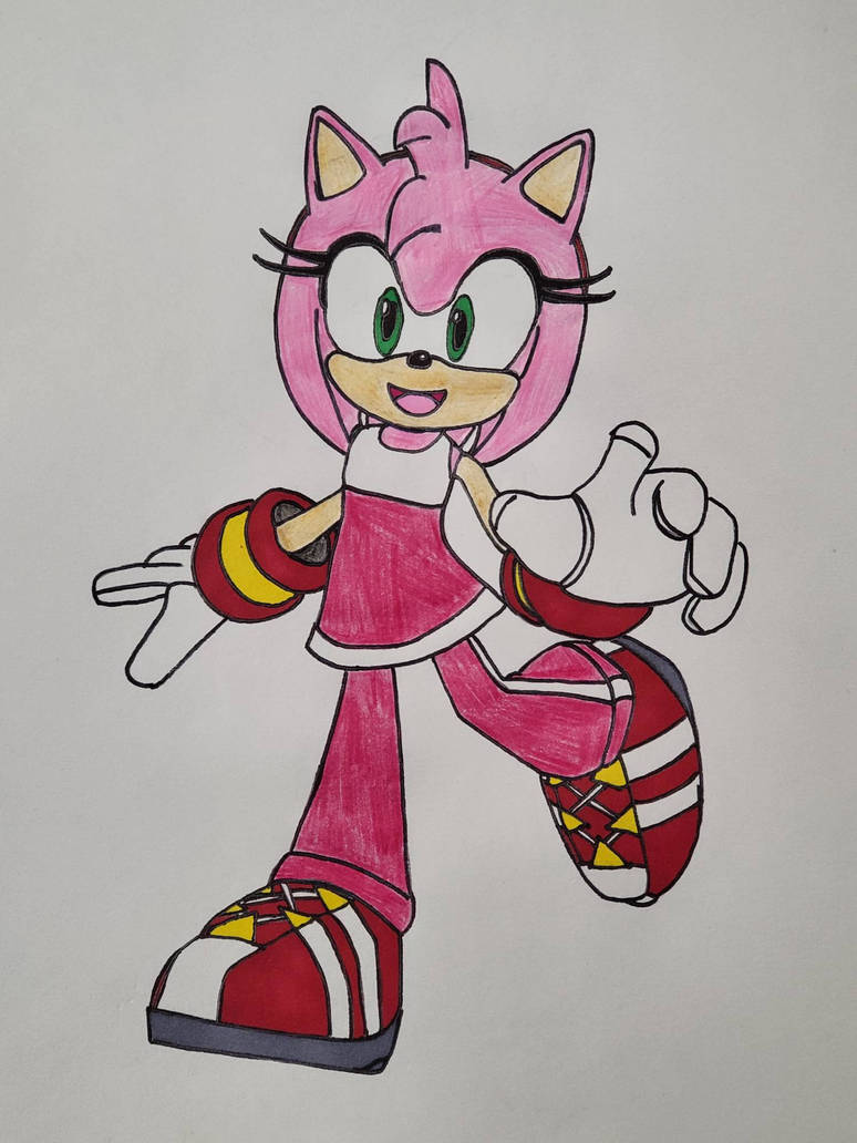 Amy Rose (Riders outfit) by MasaxMune23 on DeviantArt