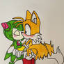 Tails and Cosmo kiss
