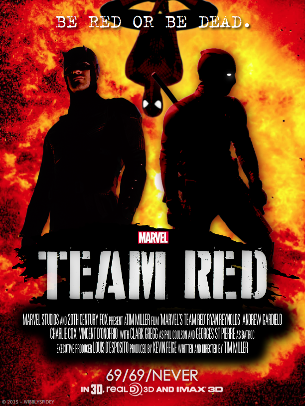 Marvel's Team Red (Daredevil/Spider-man/Deadpool) by WibblySpidey on  DeviantArt