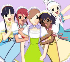 female gym leaders and me are maids!