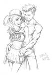 Sweet Couple - Sketch commission by CarlosGomezArtist
