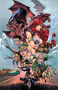 RED SONJA #16 - COVER -Colors