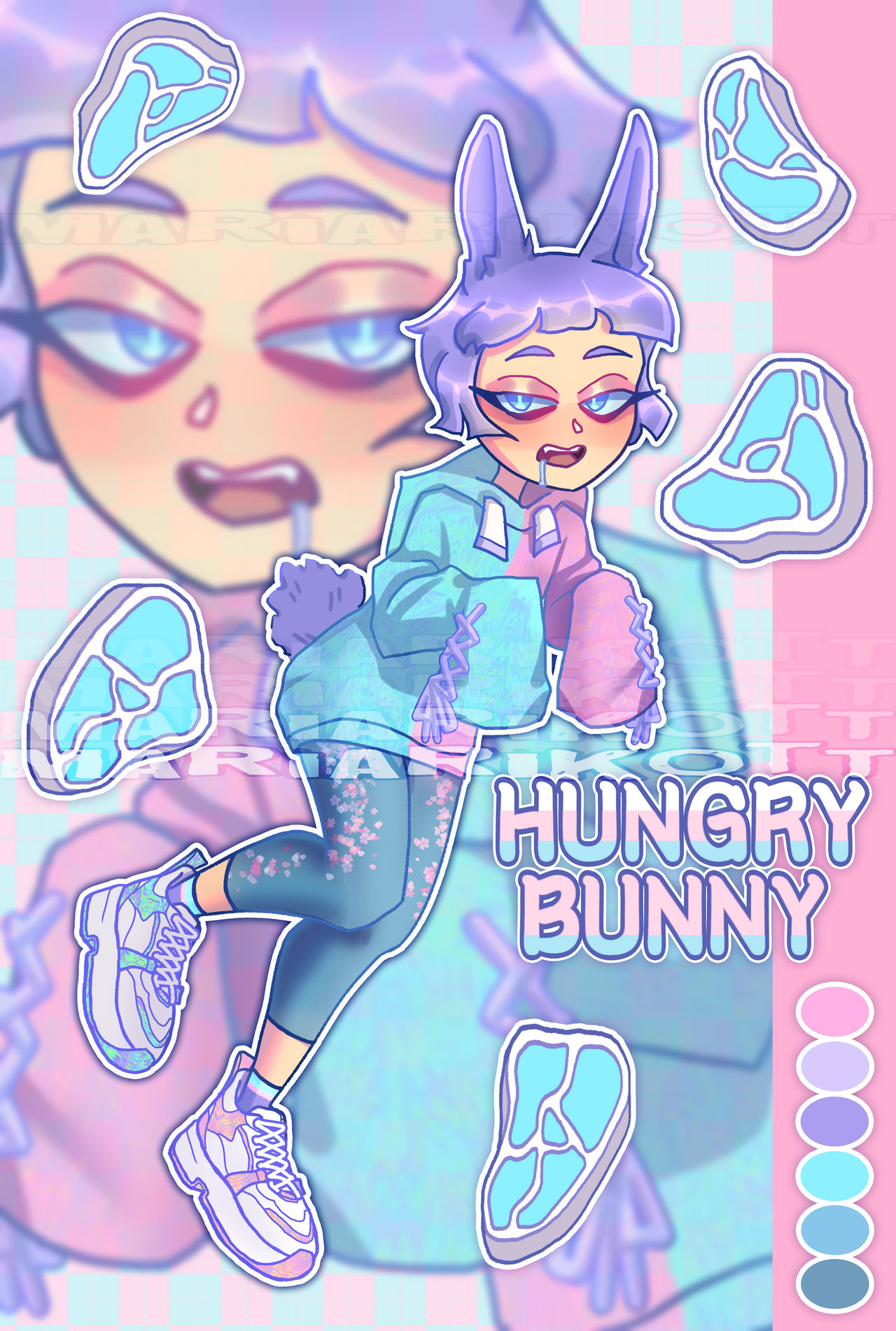 Hungry Bunny by marykott on DeviantArt