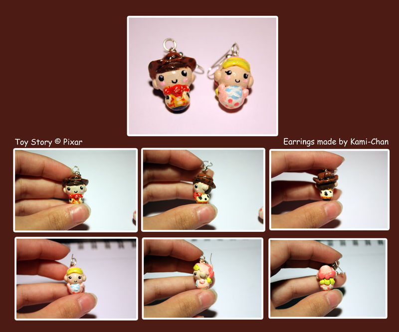 Woody and Bo Peep Earrings