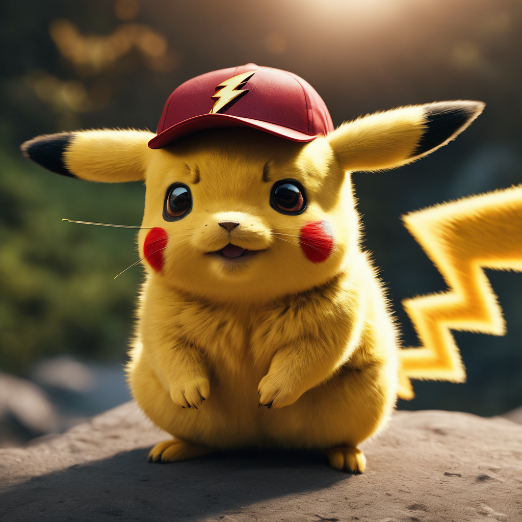 Realistic pikachu toy sales