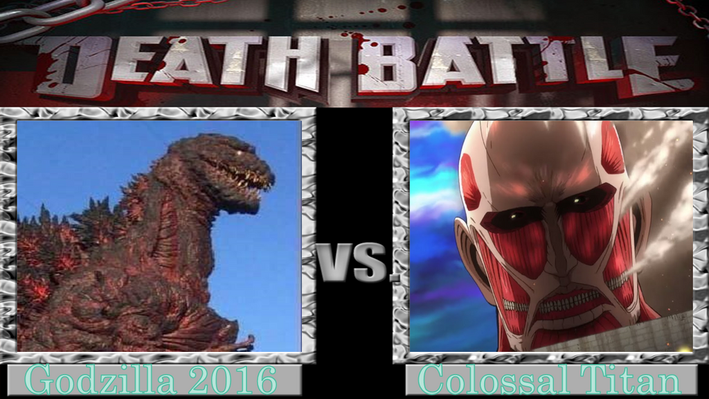 Godzilla 2016 VS Colossal Titan by ChrisM199 on DeviantArt.