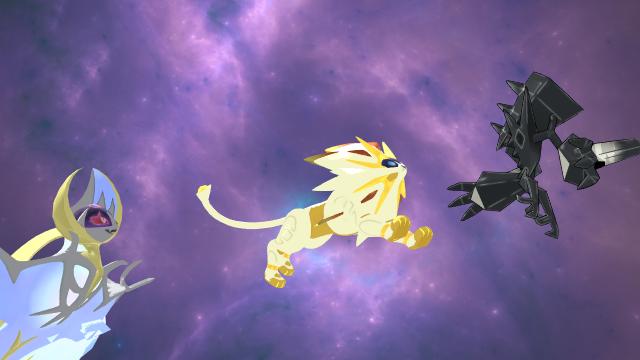 Stream Battle! Solgaleo/Lunala/Necrozma, Remastered, Pokémon Sun & Moon  by Incinium