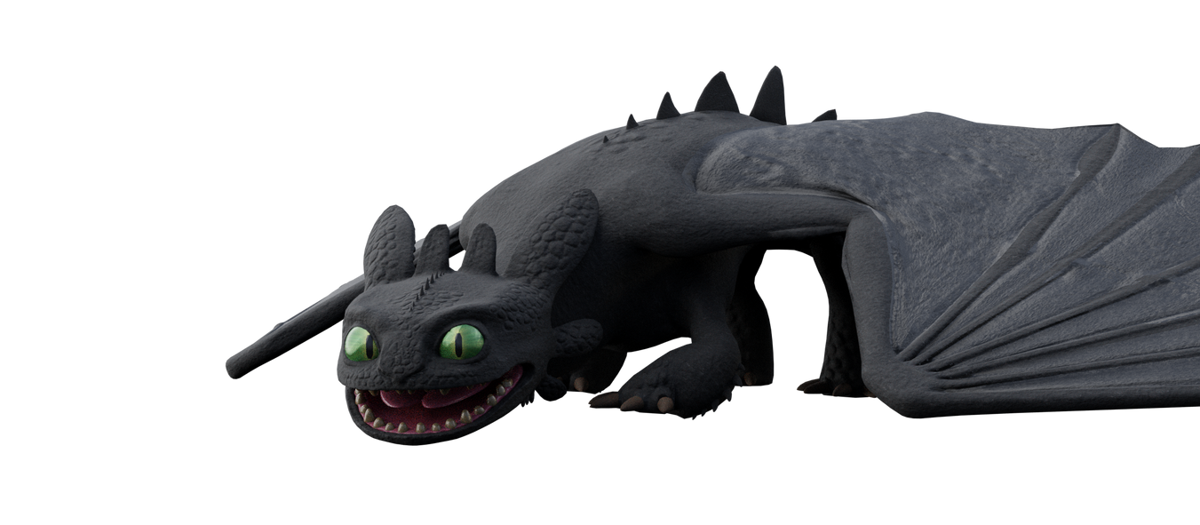 Toothless 3D Model With Updated Shaders! by kingkong19100 on DeviantArt