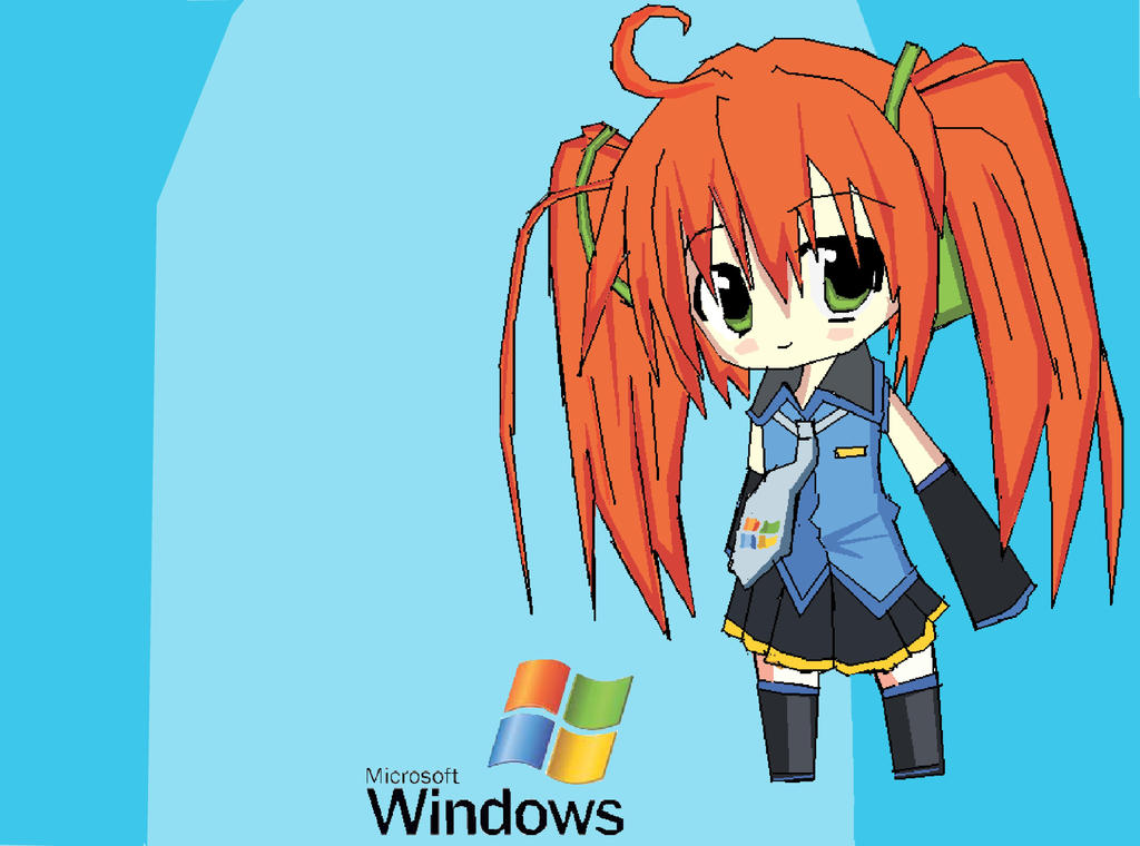 windows desktop Chibi by kingfret on DeviantArt