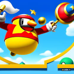 King dedede ai generated art image