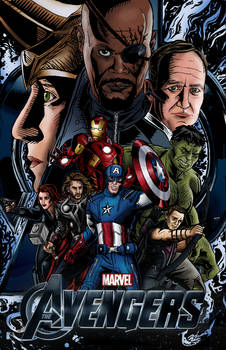 The Avengers - Colored Fan Poster