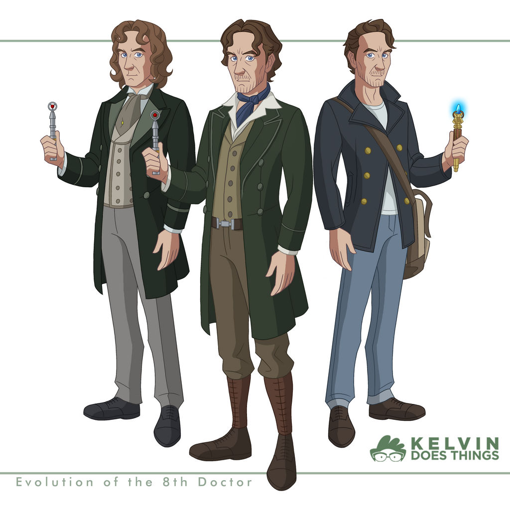 Doctor Who - Evolution of the 8th Doctor by kelvin8 on DeviantArt