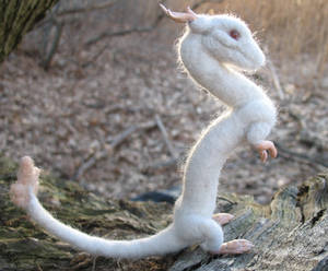 Needle Felted Albino Oriental