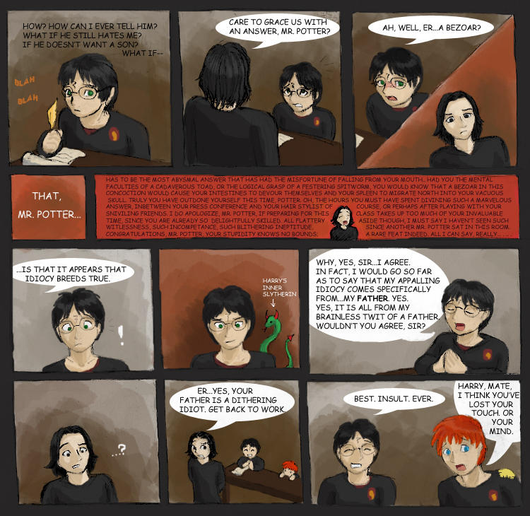 Harry's Inner Slytherin by tallydragon on DeviantArt