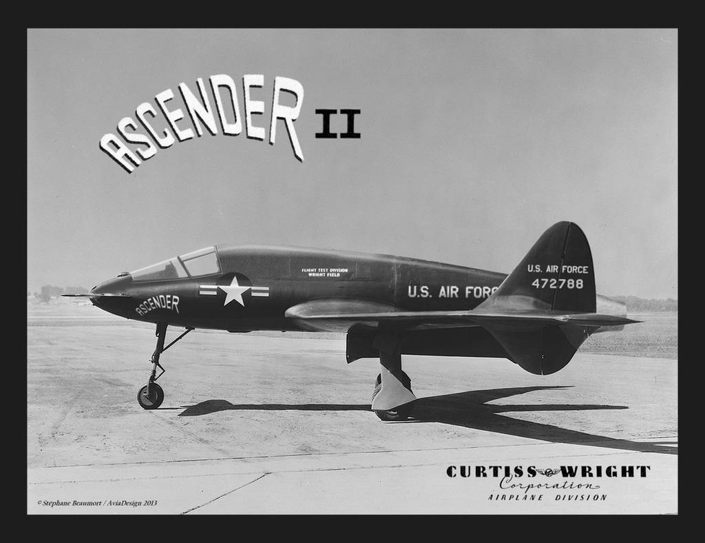 Curtiss CW-36 ''Ascender II'' (XF-55J) by Bispro