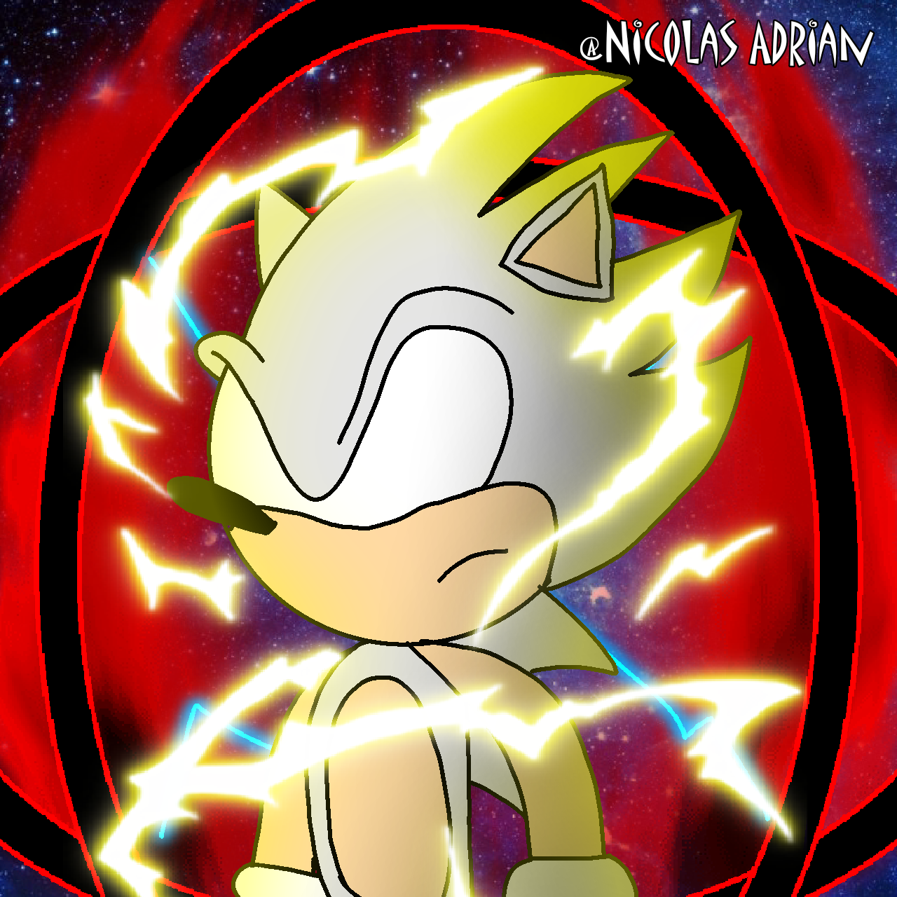 hyper sonic by artsonx on DeviantArt