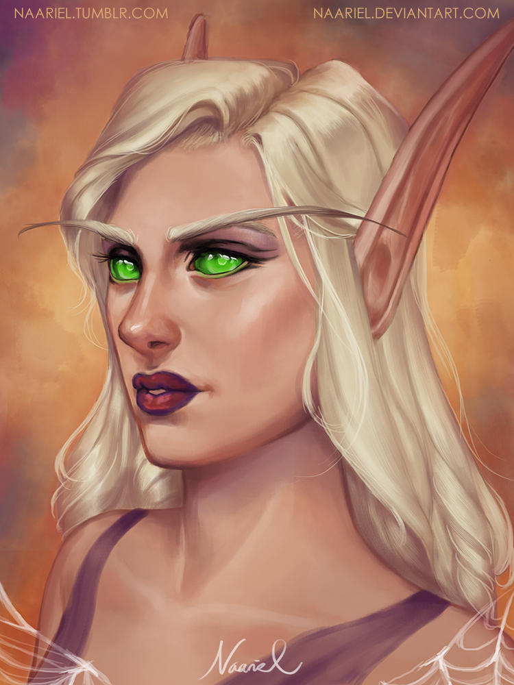 Blood Elf Commission by Naariel on DeviantArt