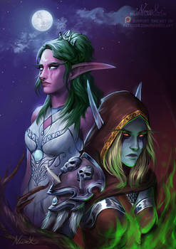 Tyrande and Sylvanas