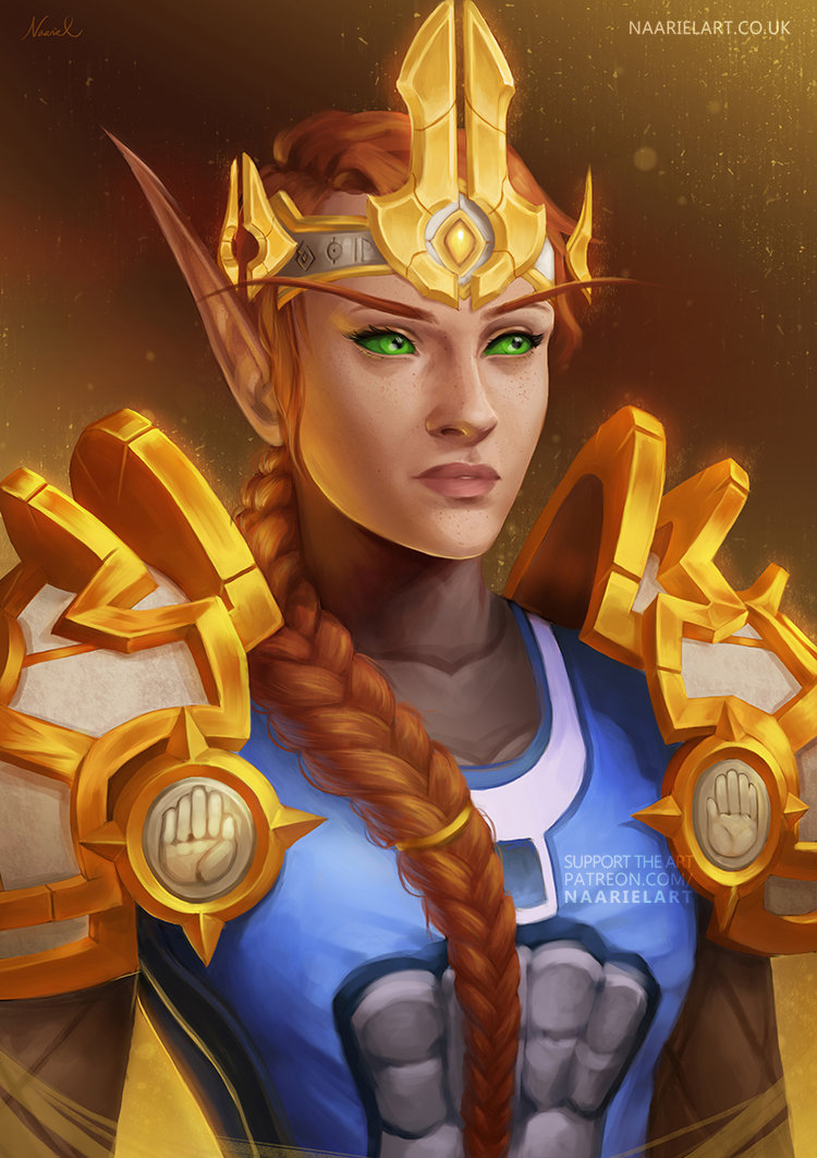 picture Female Blood Elf Paladin Art blood elf paladin c by naariel on