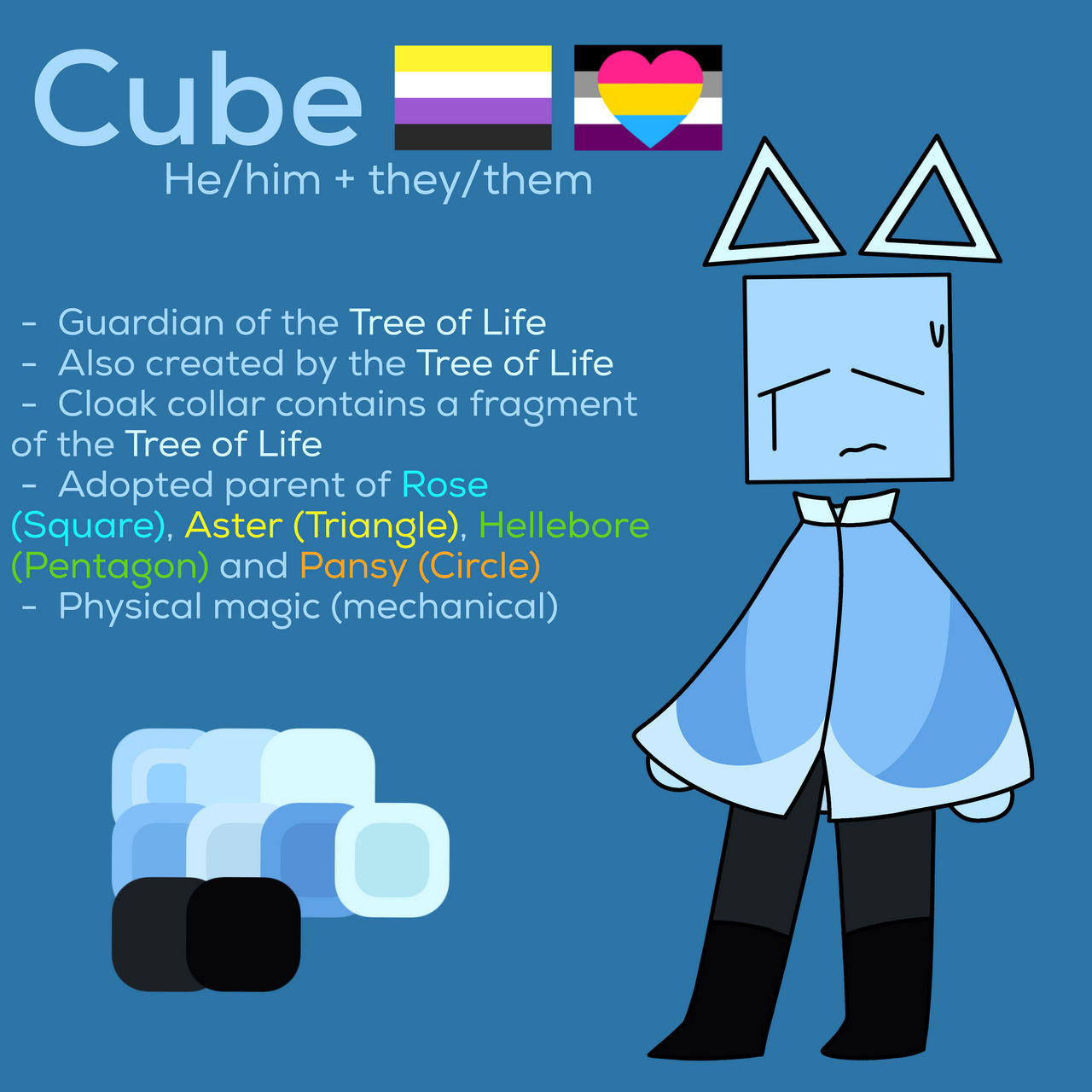 JSaB: Disloyalty Reference - Cube by MugzyMiik on DeviantArt