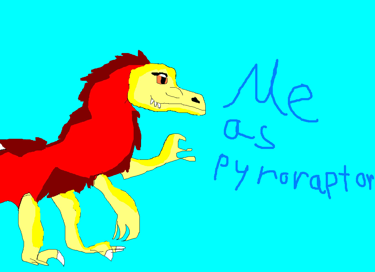me as pyroraptor by W-girl-Sakura on DeviantArt
