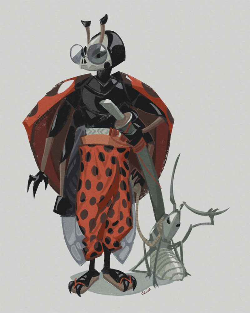 Samurai bug by Jekutoda on DeviantArt