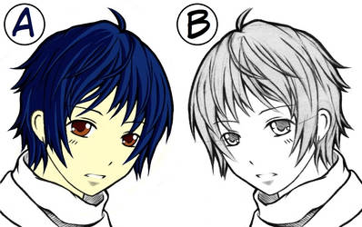 A or B