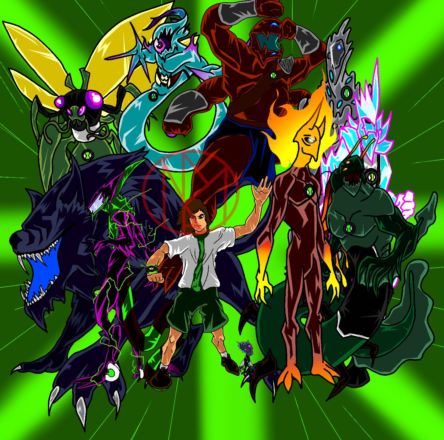 Ben 10 alien force: alien original design by r1tard on DeviantArt