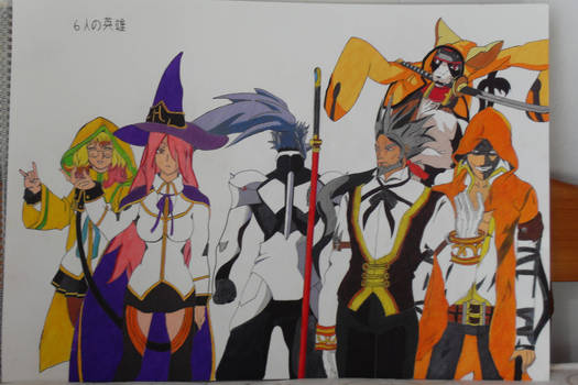 blazblue the six heroes