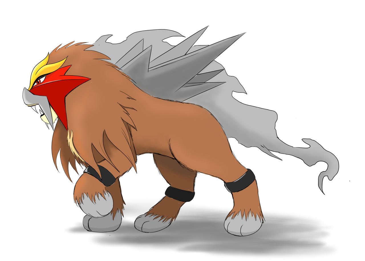 Entei Basic Entei by IgnisWolven on DeviantArt