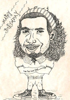 Caricature of a friend