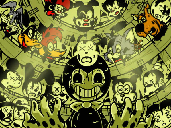Steve Meets Bendy Bendy and the Ink Machine Animated Minec 245761524518