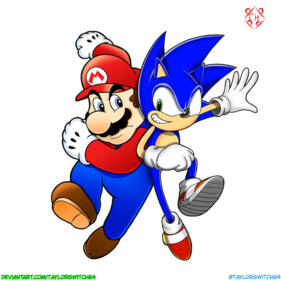 Mario and Sonic fan clip art by TaylorSwitch64 on DeviantArt