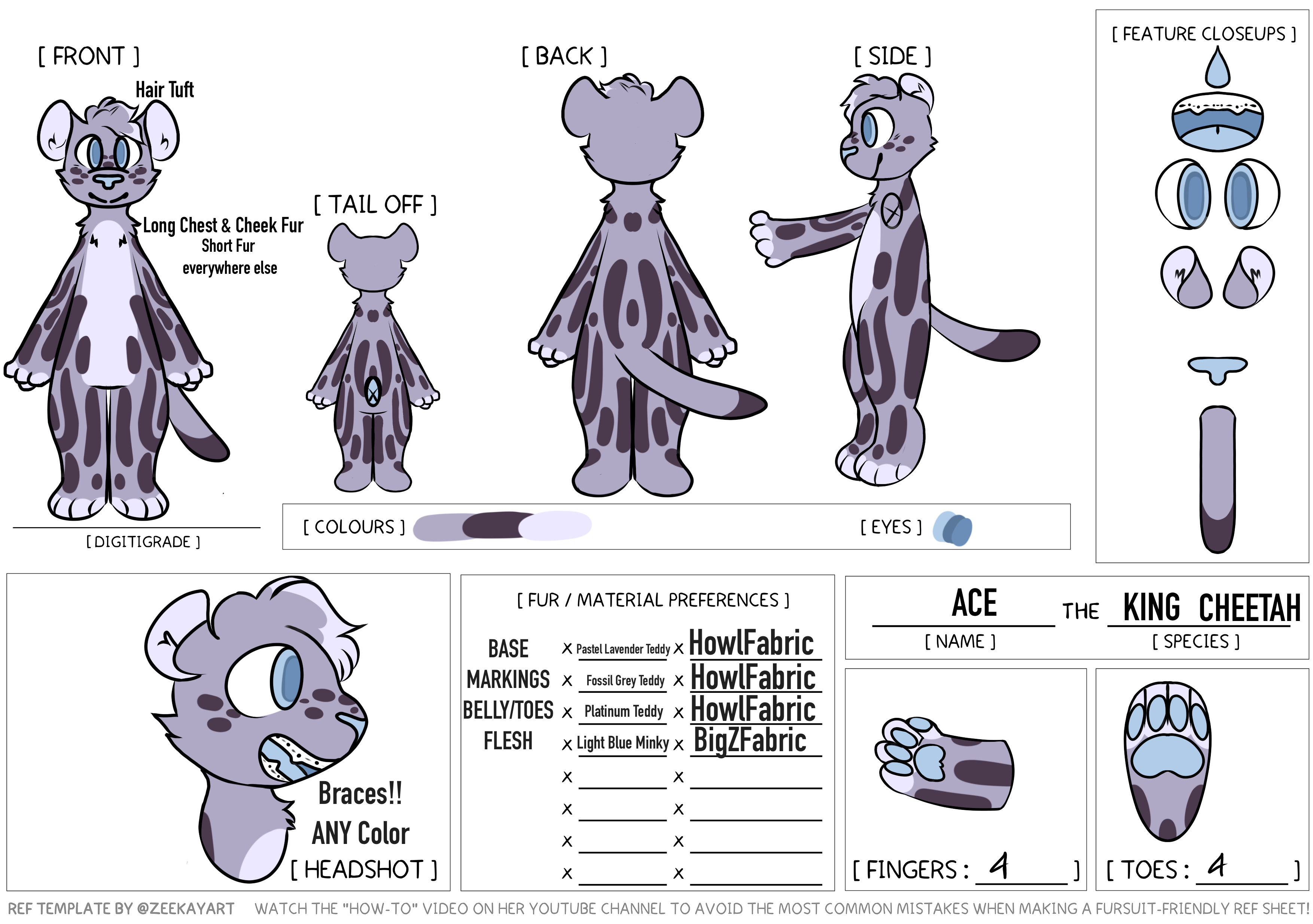 Fursuit Reference Sheet Template – IDSQ
