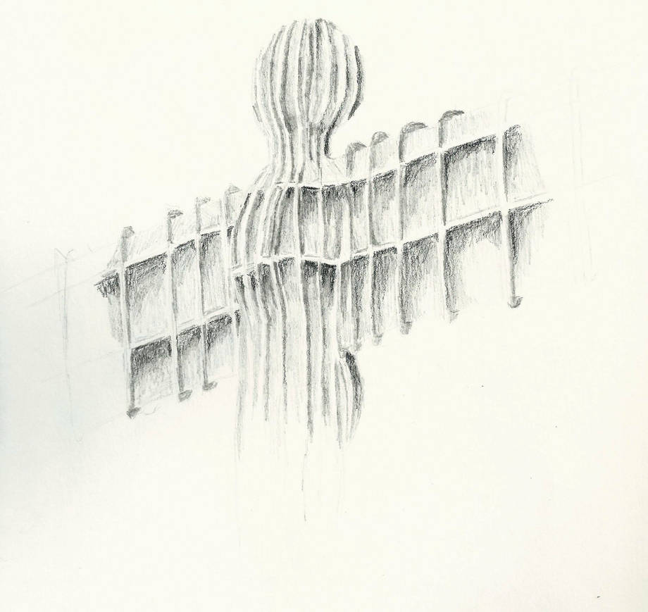 The Angel Of The North Sketch By Pencilghost On DeviantArt the-angel-of-the-north-sketch-by-pencilghost-on-deviantart