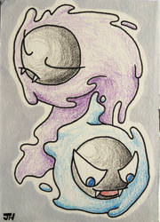 Gastly and Gastly ACEO