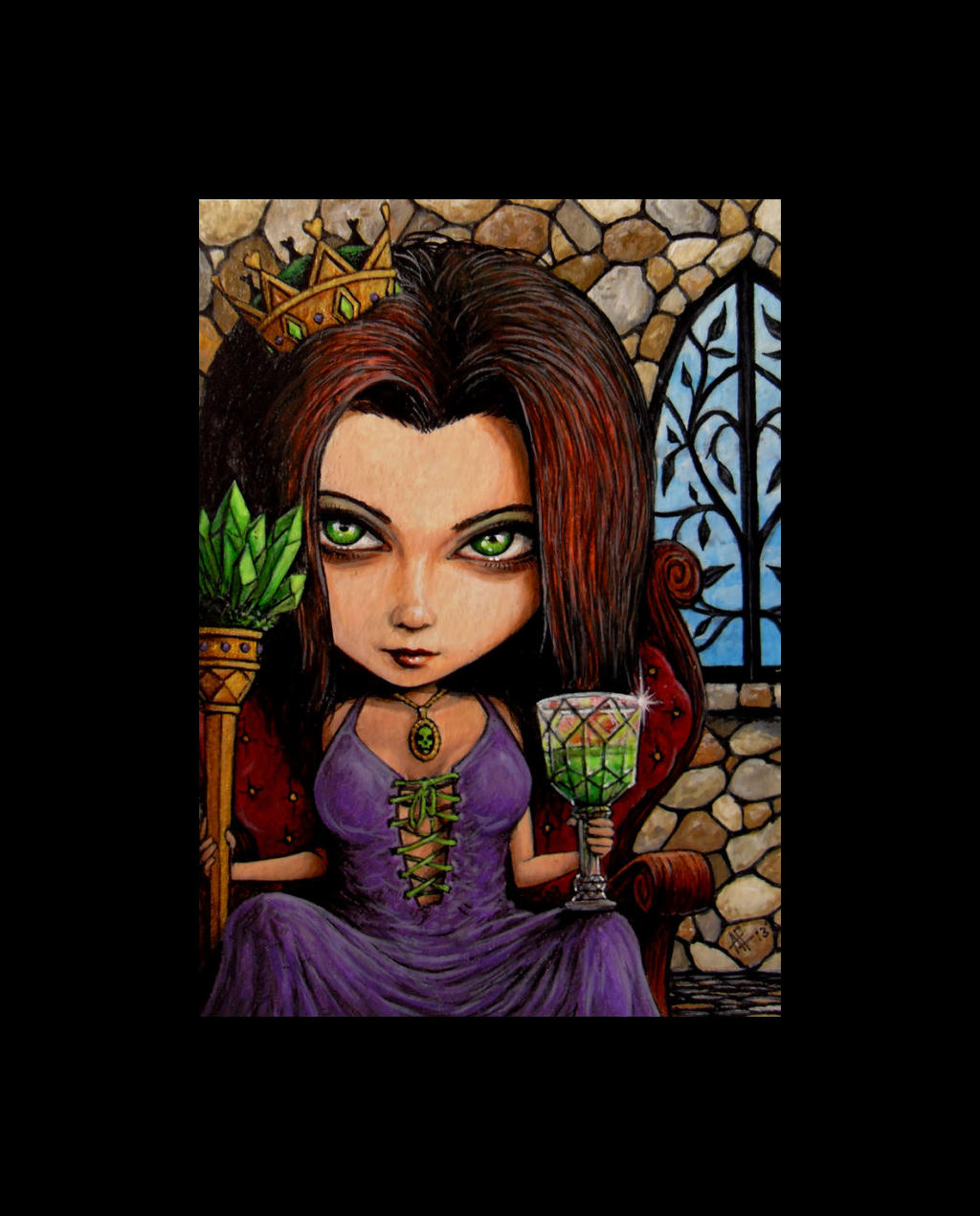 NEW art card ACEO  Queen Absinthia LeStrange