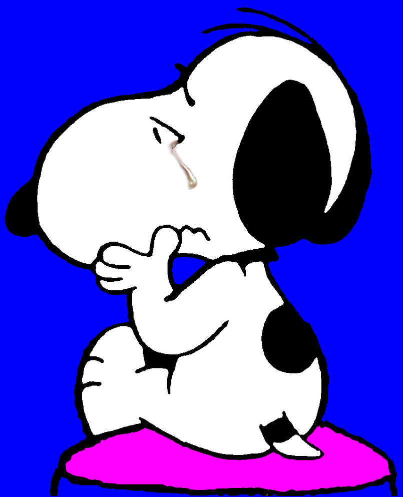 Snoopy Crying by BradSnoopy97 on DeviantArt