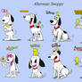 Various Alternate Snoopy