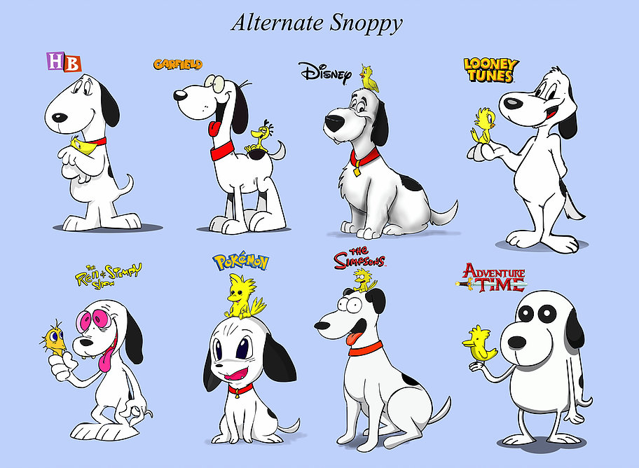 Various Alternate Snoopy by BradSnoopy97 on DeviantArt
