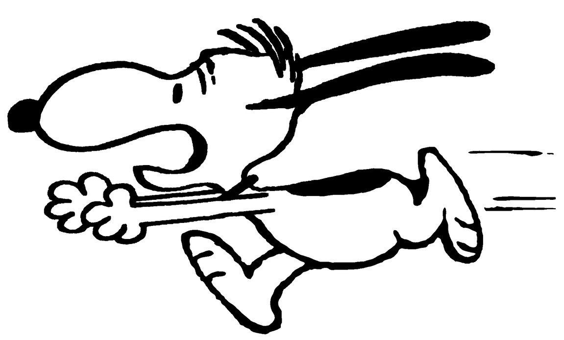 Snoopy Running by BradSnoopy97 on DeviantArt